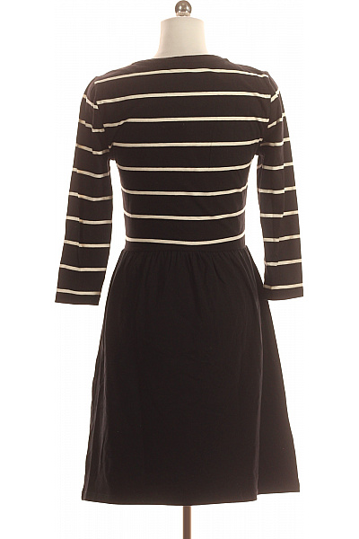 Tričkové  Šaty Černé ONLY Second hand Vel. S