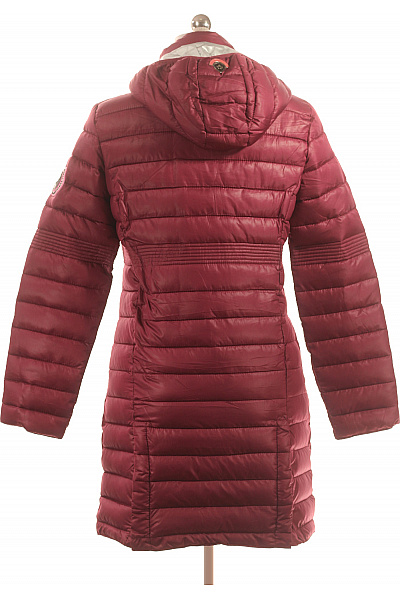 Prošívaná Dámská Bunda Vínová