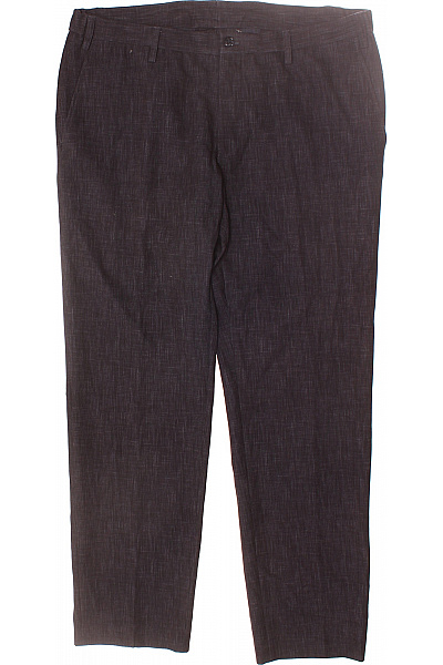 Společenské Pánské Kalhoty Šedé Second Hand Vel. 52