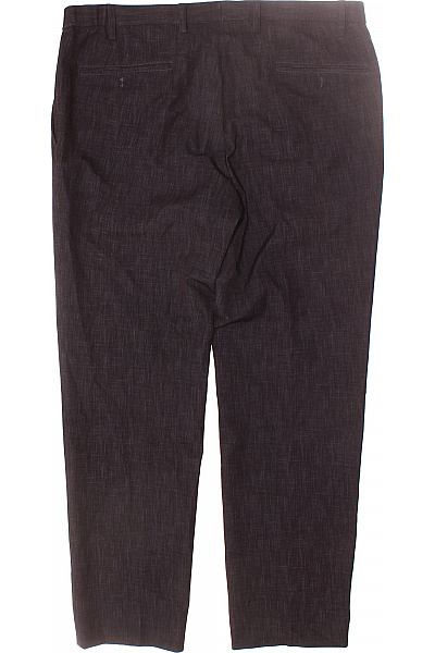 Společenské Pánské Kalhoty Šedé Second hand Vel. 52