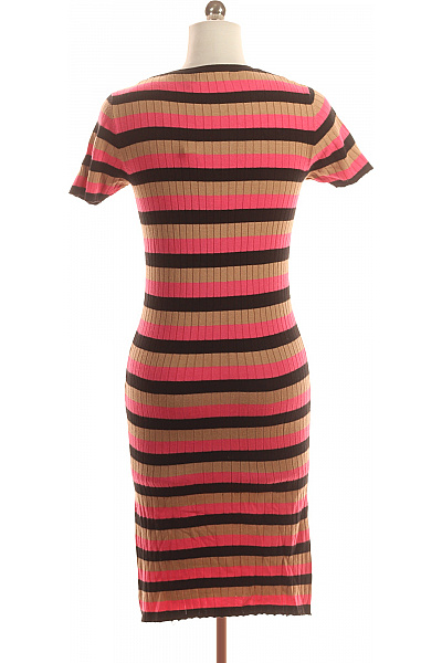 Bershka  Šaty Pletené Barevné Vel. S