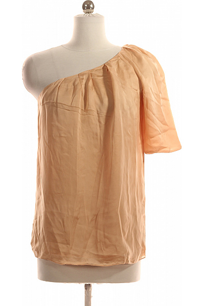 Club Monaco  Halenka Jednobarevná Hedvábná Béžová | Club Monaco | obrázek 2