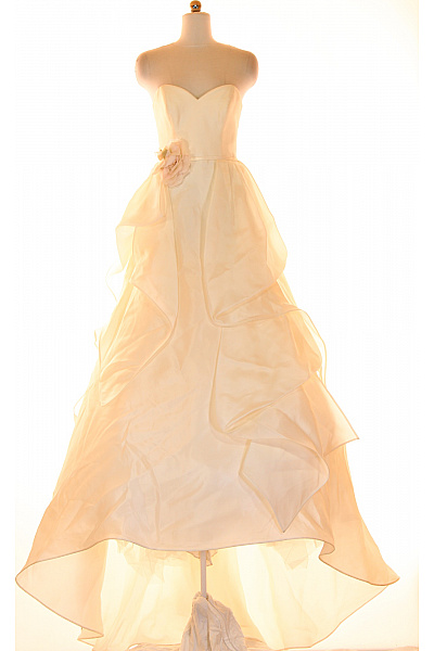 Šaty Hedvábné Béžové Vel. 42