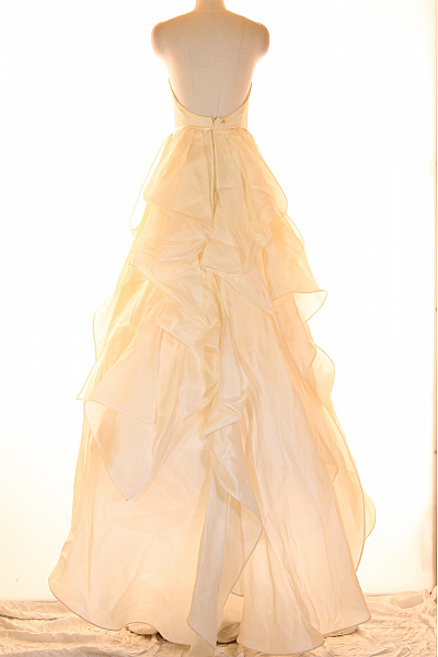 Šaty Hedvábné Béžové Vel. 42