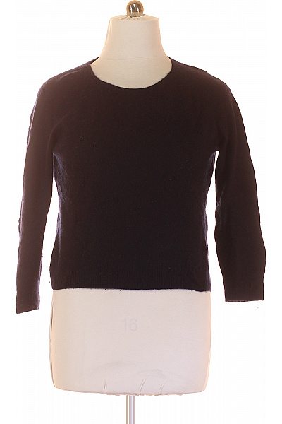 Dámský Pulovr Kašmírový Modrý Zwillingsherz Vel. L