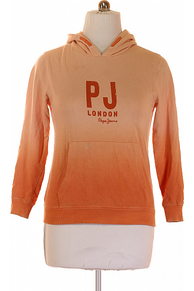 Pepe Jeans Dámská Mikina Bez Zapínání Oranžová