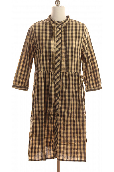 Košilové  Šaty Béžové OBJECT Vel. 34