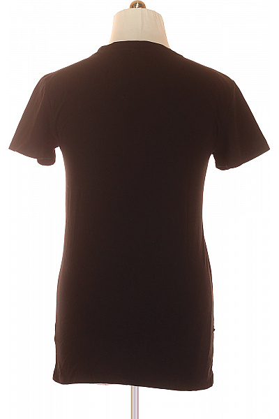 Pánské Tričko s Potiskem Černé MOSCHINO Second hand Vel. XS