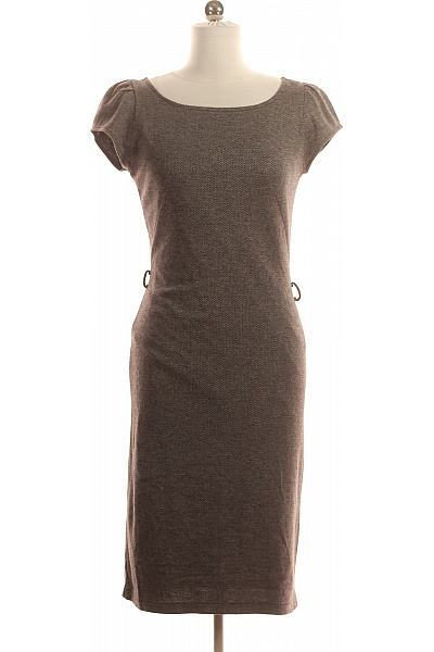 MANGO Pouzdrové šaty  Šaty Šedé Vel. S