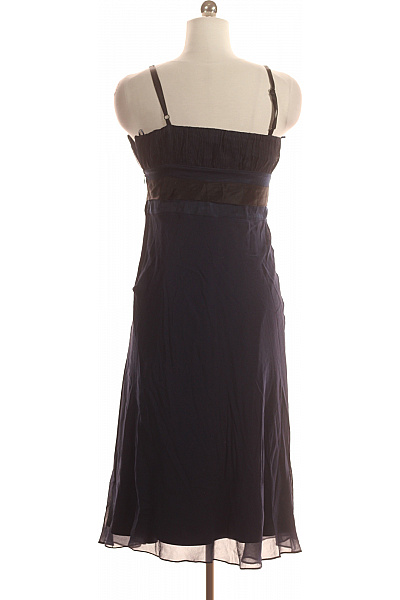 Společenské  Šaty Hedvábné Modré SAND Vel. 36 | SAND | obrázek 3