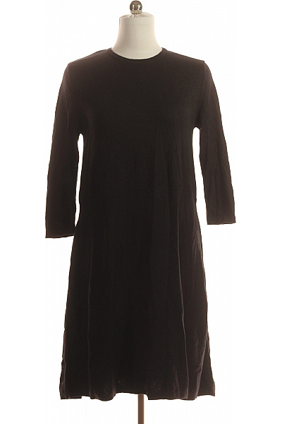  Šaty Pletené Černé LTB Vel. M