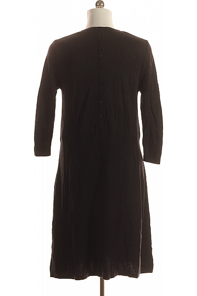  Šaty Pletené Černé LTB Vel. M