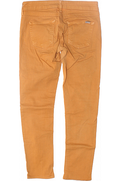 MANGO Dámské Kalhoty Oranžové Second hand Vel. 34