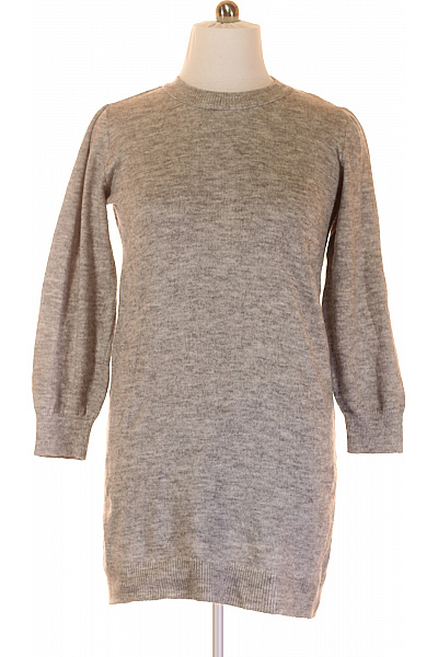  Šaty Pletené Šedé Mama Licious Vel. XL