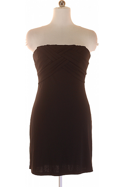  Šaty s Otevřenými Zády Černé MORGAN Vel. M