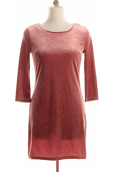 VALENTINO Tričkové  Šaty Růžové Vel. M