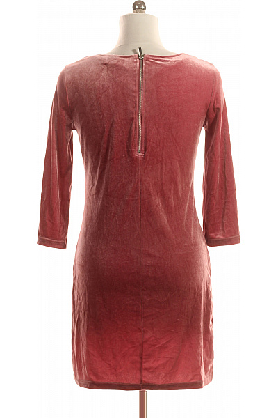 VALENTINO Tričkové  Šaty Růžové Vel. M