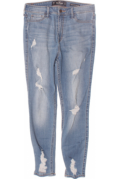 Roztrhané Dámské Džíny Modré Hollister Vel. 27-26