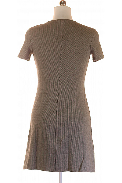 Tričkové  Šaty Šedé MANGO Second hand Vel. M