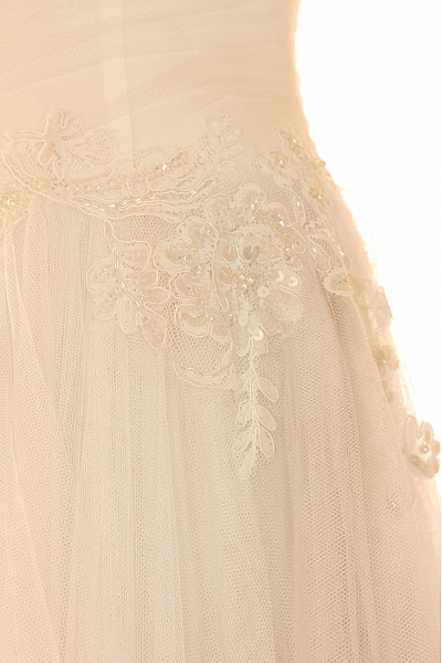 Svatební šaty  Šaty Hedvábné Béžové Vel. 44