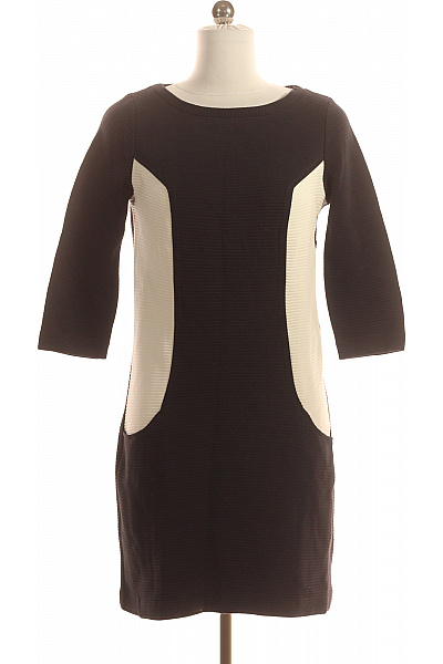  Šaty Pletené Černobílé BODEN