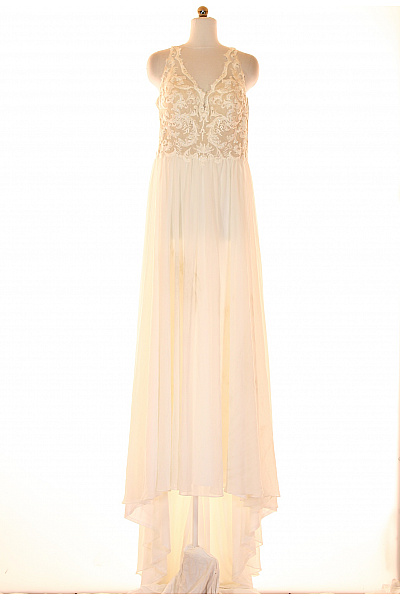 Svatební šaty  Šaty Béžové Vel. 44
