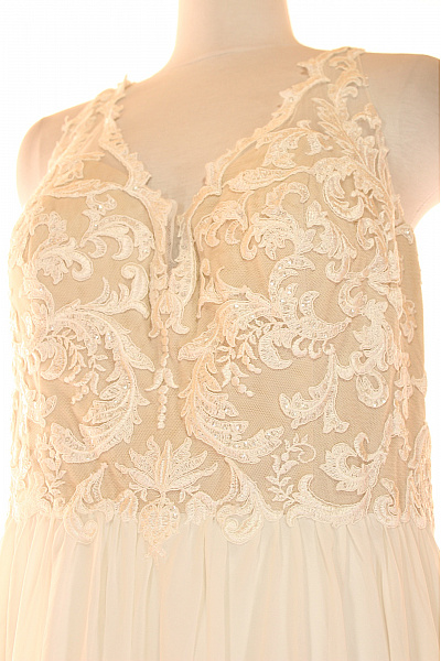 Svatební šaty  Šaty Béžové Vel. 44