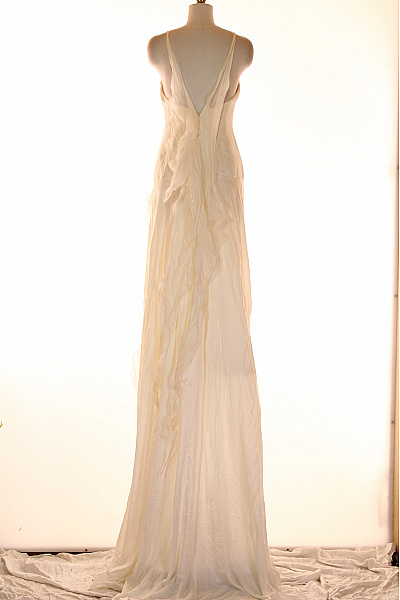 Svatební šaty  Šaty Hedvábné Bílé Vel. 40