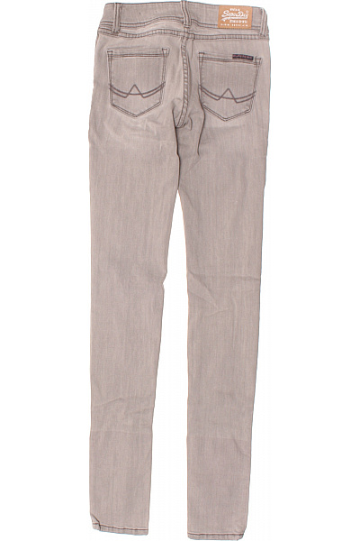 Boyfriend Dámské Džíny Šedé SUPERDRY Second hand Vel. 25/30