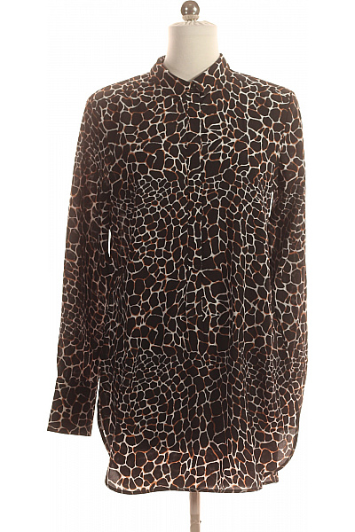 COMMA Vzorovaná  Halenka Černá Second hand Vel. 36