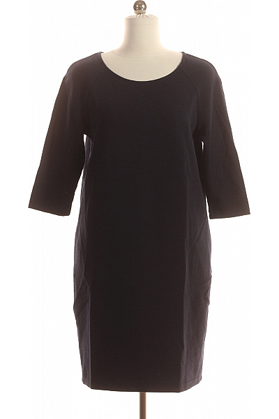 S.OLIVER  Šaty Pletené Modré Second hand Vel. 36