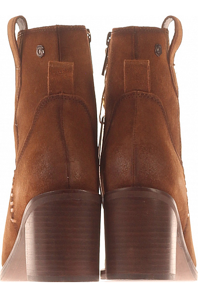 Dámské Boty Kožené Hnědé CARMELA Vel. 36