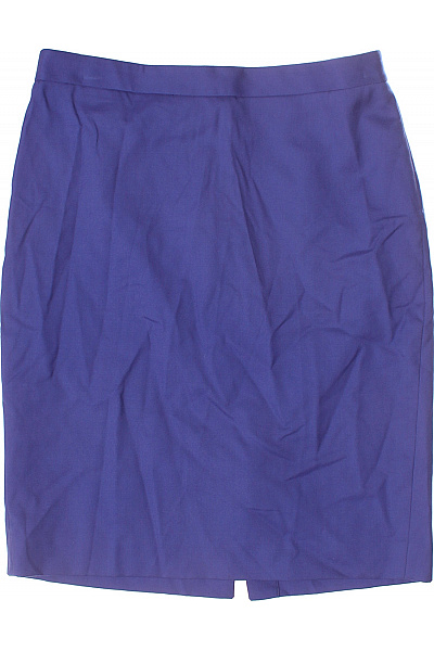 J.CREW Balonová  Sukně Vlněná Modrá