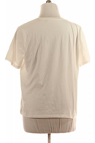 Dámské Tričko s Potiskem Bílé TAIFUN Vel. 46 | TAIFUN | obrázek 2