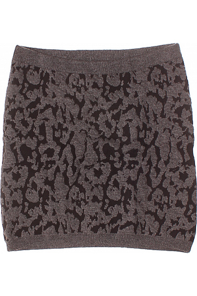 Sukně Vlněná Šedá SECOND FEMALE Vel. M