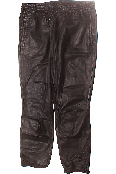 Oui Dámské Kalhoty Kožené Černé Vel. 40