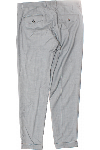 Společenské Pánské Kalhoty Vlněné Modré MICHAEL KORS Vel. 50