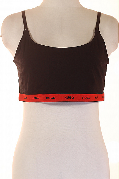 Hugo Boss černé bavlněné sportovní podprsenkové top hladké Vel. XXL | Hugo Boss | obrázek 2