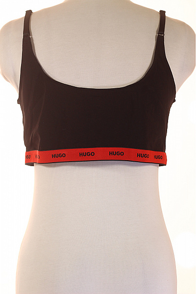 Hugo Boss černé bavlněné sportovní podprsenkové top hladké Vel. XXL | Hugo Boss | obrázek 3