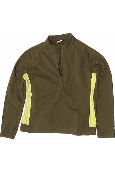 Funkční Dámská Mikina Zelená Vel. 44