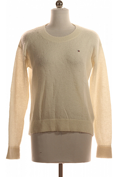 TOMMY HILFIGER Dámský Svetr Vlněný Béžový Vel. XS
