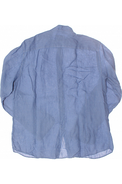 HACKETT Pánská Košile Lněná Modrá Second hand Vel. L