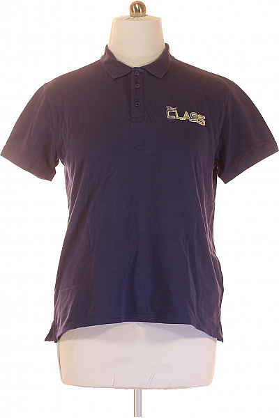 Roberto Cavalli Pánské Tričko Modré Vel. XXL