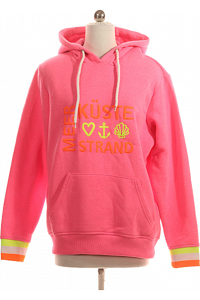 Zwillingsherz Dámská Mikina Bez Zapínání Růžová Vel. S