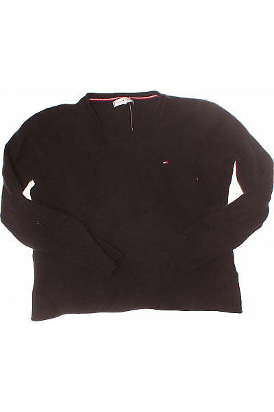 TOMMY HILFIGER Chlapecký Svetr Vlněné Černé