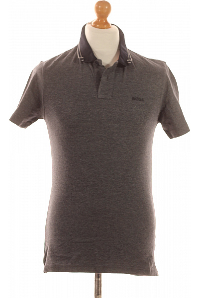 Hugo Boss Pánské Tričko Šedé Vel. S