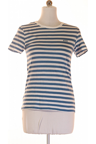 Dámské Tričko Modré Hugo Boss Vel. XL