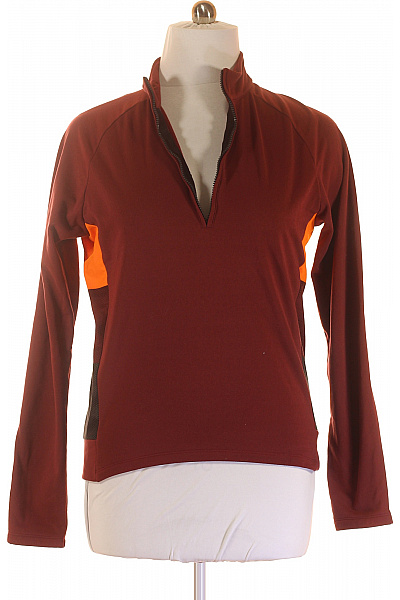 Sportovní Pánská Mikina Vínová Second Hand Vel. XL