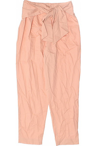 Dámské Kalhoty S Vysokým Sedem Růžové River Island