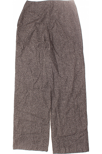 Teplé Dámské Kalhoty Vlněné Šedé BENETTON Vel. 42